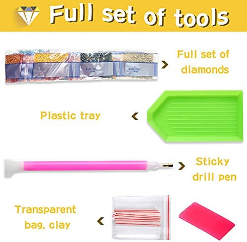 SKRYUIE 5D Diamond Painting Kit African Women Full Drill by Number Kits, Diamond Art African American Sunset Woman Paint with Diamonds Black Woman Embroidery DIY Craft Set Arts Decorations(12x16inch)