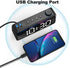 Digital Alarm Clock Radio for Bedroom - 0-100% Dimmer, FM Radio with Sleep Timer, Dual Alarm with Weekday/Weekend, USB Charging Port, Battery Backup, Snooze, Easy to Set, for Bedside Table, Desk