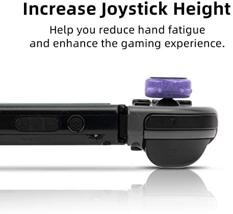 GeekShare 4PCS Cute Ghost Halloween Thumb Grip Caps,Soft Silicone Joystick Cover Compatible with Nintendo Switch / OLED / Switch Lite