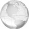 Amlong Crystal 3 inch Globe Paperweight with Gift Box