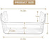 AMI PARTS 240363702 14.3in(L)×4.2in(W)×5.5in(H) Clear Refrigerator Door Bin Side Shelf for Frigidaire, Kenmore Refrigerator - Replaces 240363704, 240363705, 240363708, AP2116106, PS430207