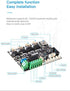 Offical Creality New Upgrade Motherboard Silent Mainboard V4.2.7 for Ender 3 V2 Customized and Non-Standard Matching,Ender 3 V2 Silent Mother Board
