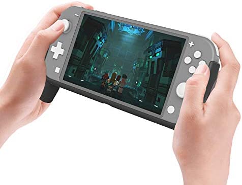 Azakio, Grip case for Nintendo Switch Lite,Ergonomic Nintendo Switch Lite Hand Grip, Accessories for Switch Lite (Black)