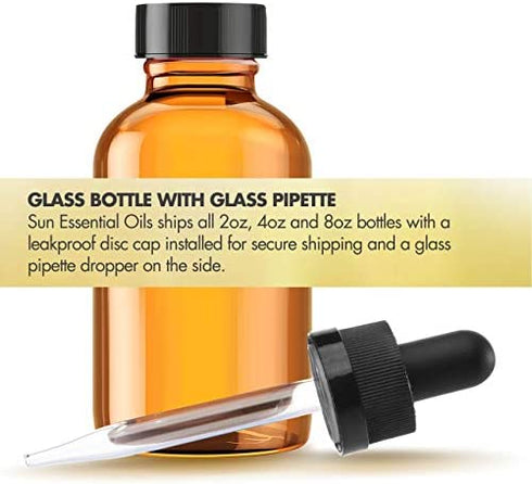 Sun Essential Oils 4oz - Geranium Essential Oil - 4 Fluid Ounces