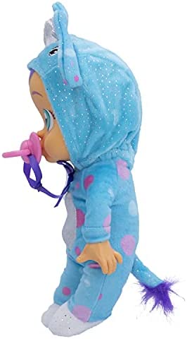 Cry Babies Tiny Cuddles Tina - 9 inch Baby Doll, Cries Real tears. Blue