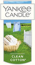 Yankee Candle Car Air Fresheners, Hanging Car Jar® Ultimate Clean Cotton® Scented, Neutralizes Odors Up To 30 Days