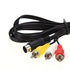 CHILDMORY 1.8m Audio Video AV Wire Cable 9Pin to RCA Connection Cord for Genesis 2 3