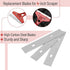 Bates- Scraper Blades, 4 Inch, 30 pcs Replacement Razor Blades, Carbon Steel Razor Blades, Floor Scrapper Blade, Paint Scraper Blades, 4 Inch Scraper Blades.