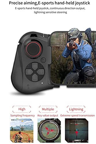 Joso Mobile Game Controller for iPhone, iOS, Android, PC, Bluetooth Gaming Gamepad for iPhone13/12/11/X, iPad, iPad Mini/Air/Pro, Mac, MacBook, Tablet, Samsung Galaxy, COD Mobile, Apex - Direct Play