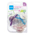 MAM Air Day & Night Baby Pacifier, for Sensitive Skin, Glows in The Dark, 3 Pack, 16+ Months, Girl,3 Count (Pack of 1)