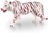 TOYMANY 4PCS Realistic White Tigers Figurines with Tiger Cubs, 2-6" Jungle Animals Figures Family Set Includes Baby Tigers, Educational Toy Cake Toppers Christmas Birthday Gift for Kids Toddlers