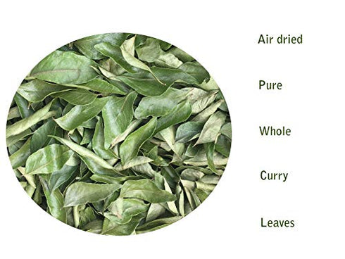 Ceylonflavors Curry Leaves Gluten Free Naturally Air Dried Herbs Fresh Groceries with All Flavors Asian Food Spices Pure and Organic - Kari Patta 0.5 oz / 15 g