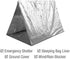 Swiss Safe Emergency Mylar Thermal Blankets, Designed for NASA, Outdoors, Survival, First Aid, Silver, 10 Pack