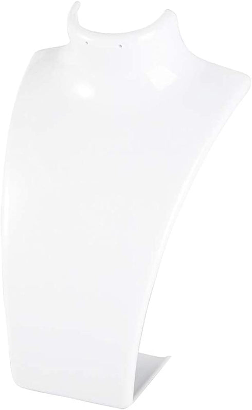 Mannequin Jewelry Display, Pendant Necklace Holder Mannequin Head Jewelry Display Stand, Bust Earrings Plastic Mannequin Stand