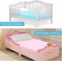 Crib Sheets Girl 2 Pack Set, Pink and Aqua Fitted Crib Sheets Set for Boys and Girls, Soft Baby Sheets for Crib? Size 28 x 52 inches, with 8 Inches Pocket, Fits Standard Crib & Toddler Mattress