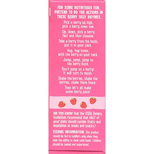 Earth's Best Organic Sesame Street Sunny Day Toddler Snack Bars with Cereal Crust, Strawberries, 7 Count Box