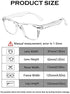 DeBuff Kids Blue Light Blocking Glasses Boys Girls Nerd Blue Light Blockers Age 3-12 (Clear)
