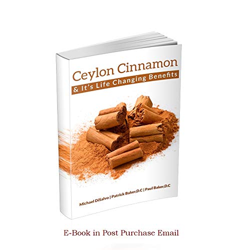 Coconut Country Living's organic Ground Ceylon Cinnamon 3.5 oz- True Raw Powdered Cinnamon Bark from Sri Lanka - Premium Grade Mild, Naturally Sweet Spice for Health & Food - Complimentary eBook