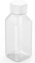20 Pcs 8 Ounce Juice Bottles Plastic Milk Bottles Bulk Beverage Containers with Tamper Evident Caps Lids White for Milk, Juice, Drinks and Other Beverage Containers