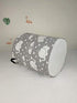DUYIY Canvas Storage Basket with Handle Large Organizer Bins for Dirty Laundry Hamper Baby Toys Nursery Kids Clothes Gift Basket (love elephant)