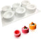6 Holes Pudding Cup Art Cake Mould Pan 3d Silicone Mold Mousse Chocolate Mould