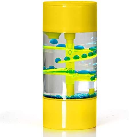Big Mo's Toys Liquid Motion Spiral Timer Toy for Sensory Play - Relaxing Bubble Motion Autism ADHD Fidget Toy, Calming Toy, Sensory Visual Relaxation Desk Toy, One Piece (Assorted)