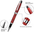 Writing Pen Set with Gift Box - Elegant Nice Black Ink Ballpoint Pen for Journal Signature Executive Business Office