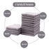 Cute Castle Ultra-Soft Baby Washcloths, 16 Pack - 9" by 9", Gentle on Sensitive Skin for Face and Body, Plush, Super Absorbent Wash Clothes for Girls and Boys, Grey
