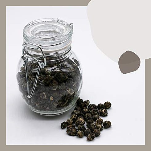 Imperial Jasmine Dragon Pearls | Loose Leaf Green Tea | Jasmine Green Tea with Amazing Aroma (4 oz)
