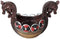 Pacific Giftware Ancient Nordic Viking Longship Votive Candle Holder Viking Decor 6.75 Inches