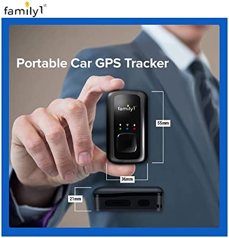 Family1st GPS Tracker for Vehicles Car Automobiles Trucks and Kids with Real time Tracking App Discreet Tracking Device for Cars Anti-Theft. Subscription Required
