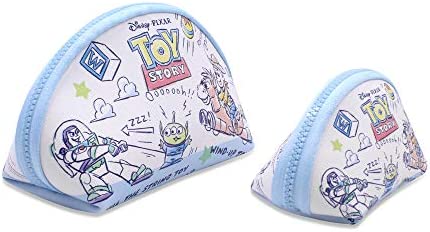 FINEX 2 pcs Set Toy Story PU Leather ONE Cosmetic Bag Make up Organizer + ONE Coin Purse with Straps