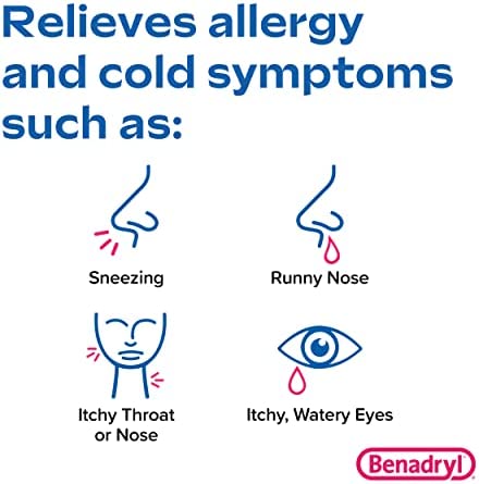 Benadryl Ultratabs Go Packs, Antihistamine Allergy Medicine Tablets with Diphenhydramine HCl, Convenient for Travel & On-The-Go Cold & Allergy Relief, 60 Packets of 2 Tablets