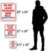 Do NOT Leave Packages Here Delivery Sign for Delivery Driver - Delivery Instructions for My Packages from Amazon, FedEx, USPS, UPS - Indoor Outdoor Delivery Signs for Home, Office, Work - 8.5" x 10"