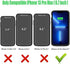 Battery Case for iPhone 13 Pro Max, 8500mAh Slim Portable Rechargeable Battery Pack Charging Case Compatible with iPhone 13 Pro Max (6.7 inch) Extended Battery Charger Case (Black)