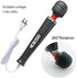 AEVEONE Wired Powerful Handheld Electric Back Massager, Strong Personal Vibration Massage for Sports Recovery, Muscle Aches, Body Pain (Black-US)