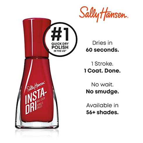 Sally Hansen Insta-Dri Nail Polish, Moonstone, 0.31 Fl Oz (Pack of 1)