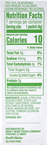 Crystal Light Pure Lemonade On The Go Drink Mix, 7-Packet Box (3 Box Pack)