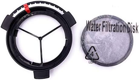 Replacement Coffee Maker Water Filter with Frame for Mr. Coffee Coffee Maker, Compatible Mr Coffee Water Filter Dics and Holder- WF10 (1 Filter Disk+ 1 Frame )
