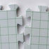 Boye Interlocking Needlepoint, Knitting, and Crochet Blocking Boards, 12'' W x 12'' L, 4pc