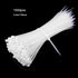 1000 PCS Nylon Cable Ties, Multi-Purpose Zip Ties Self-Locking Small Zip Ties Heavy Duty Zip Ties (4 Inch, White)