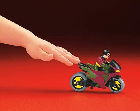 Fisher-Price Imaginext DC Super Friends, Batmobile & Cycle, What’s the coolest way for kids to cruise around Gotham City