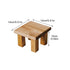 Wood Stool - Display Baby Photography Prop, Cute Small Bench Strong Legs Seat Foot Stool DIY Furniture Stool for Living Room Bathroom Bedroom (Types:1)