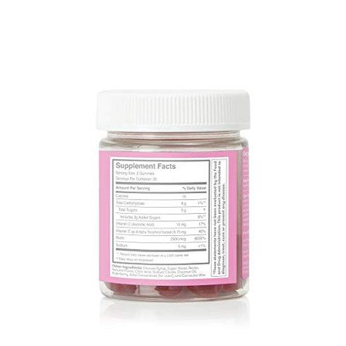 Frida Mom Postpartum Supplement Set |Postpartum Gummies for Hair, Skin + Nails (40 Count)
