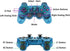 Wireless Controller for PS2, 2.4G Dual Vibration Game Controller Remote for PlayStation 2 PS2