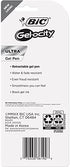 BIC Gel-Ocity Ultra Gel Pens, Medium Point Retracable (0.7mm), Black Ink Gel Pen, 3-Count
