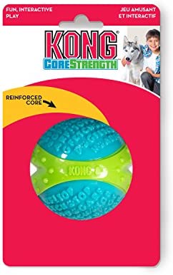 KONG - CoreStrength Ball - Long Lasting Dog Dental and Chew Toy - for Medium Dogs