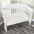 Everyday Kids 2-Pack Fitted Crib Sheets, 100% Soft Breathable Microfiber Baby Sheet, Fits Standard Size Crib Mattress 28in x 52in, White Nursery Sheet and Beige Nursery Sheet