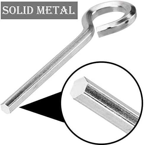 PAGOW 10 Pack 5/32" Standard Hex Dogging Key with Full Loop, Allen Wrench Door Key for Christmas Festival Party Decoration Hurricane Protection Push Bar Panic Exit Devices?0.84" x 2.78"