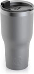 RTIC Tumbler, 30 oz, Graphite, Insulated Travel Stainless Steel Mug, Hot Or Cold Drinks, with Splash Proof Lid